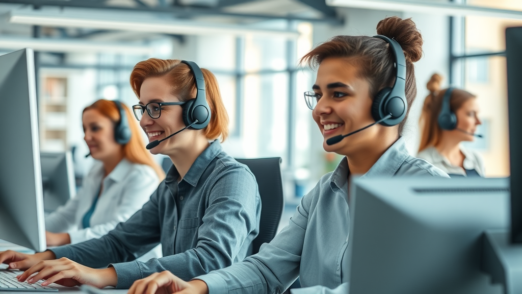 Modern contact center team engaging in proactive outreach calls to win back customers