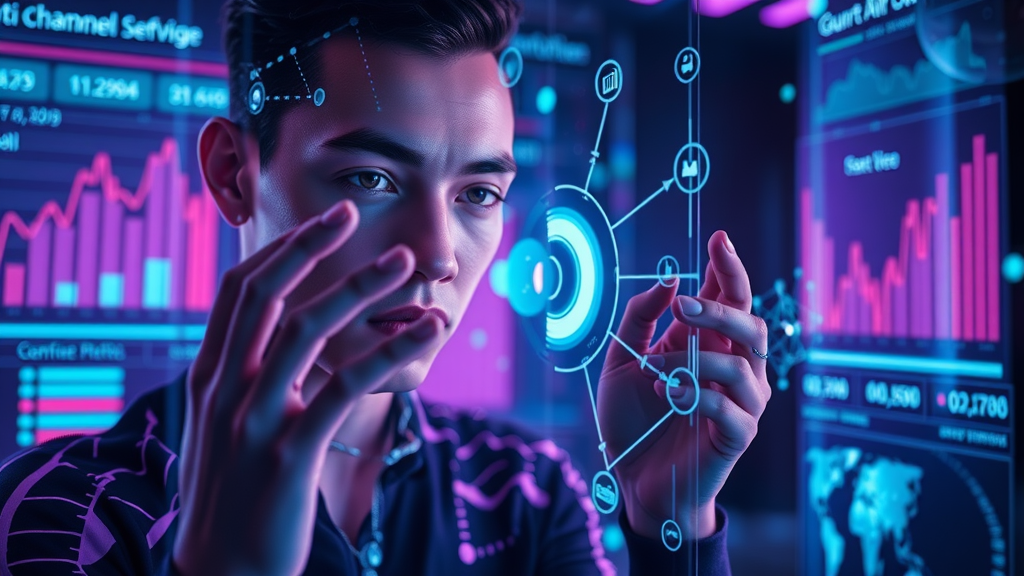 visionary AI analyzing cross-channel marketing data and customer journeys