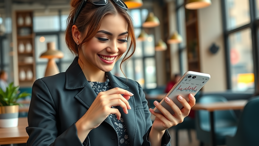 Influencer reviewing engagement and analytics reports for growing media impact