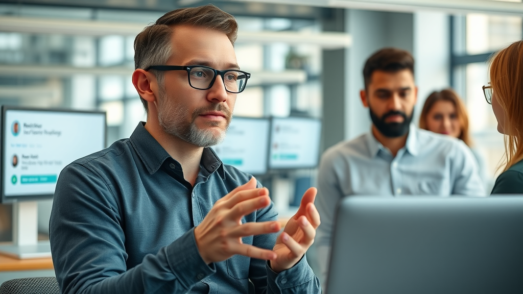 Company manager responding to online feedback to overcome review generation challenges
