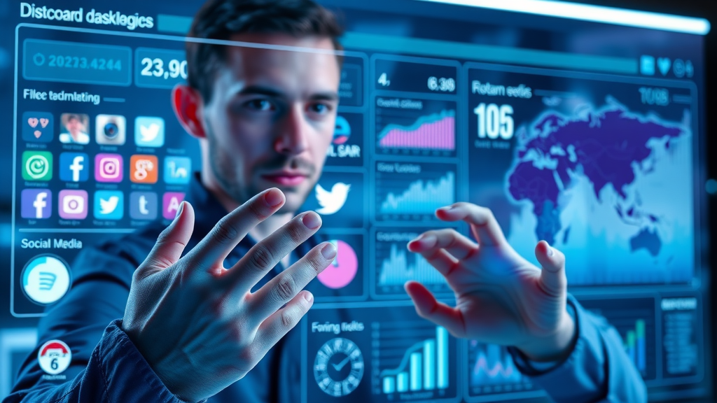 social media platforms dashboard for evaluating social media marketing strategies