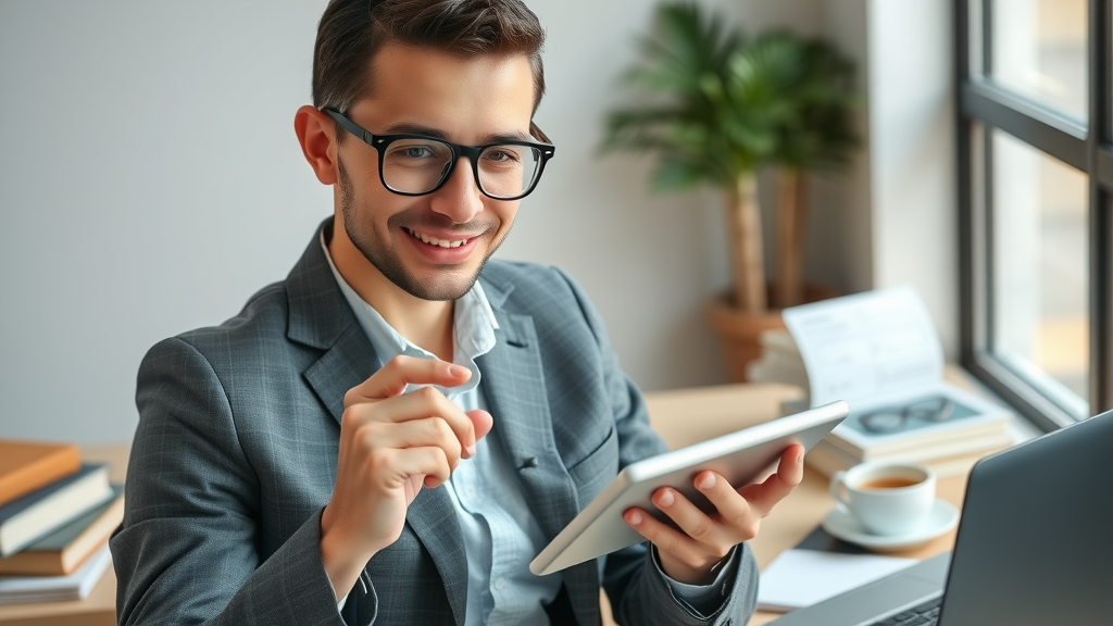 organized digital checklist on tablet, local SEO for small businesses