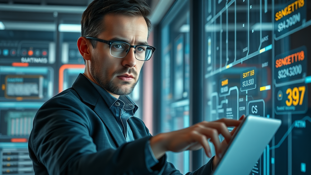 IT specialist integrating different customer data sources for cross-channel marketing