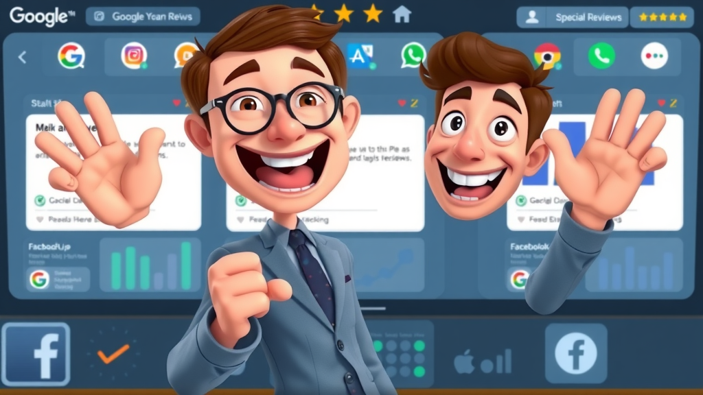 multiplatform dashboard managing Google, Yelp, and Facebook review responses, review response techniques adaptation