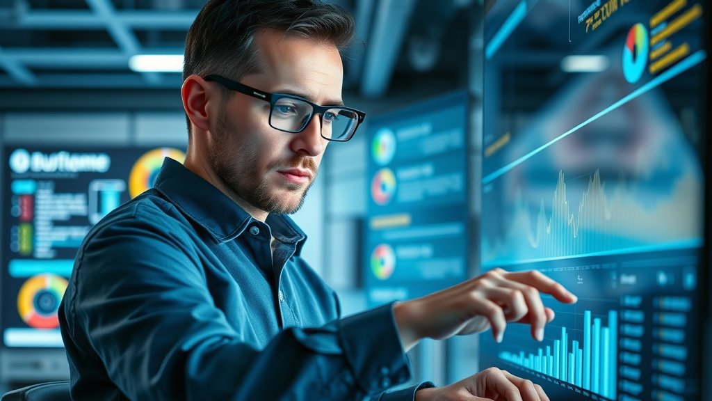 IT specialist integrating data connectors for marketing analytics