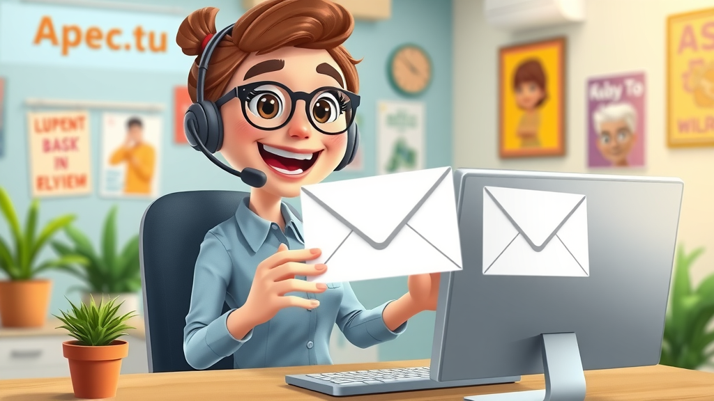 Customer service agent sending personalized review requests for review generation strategies