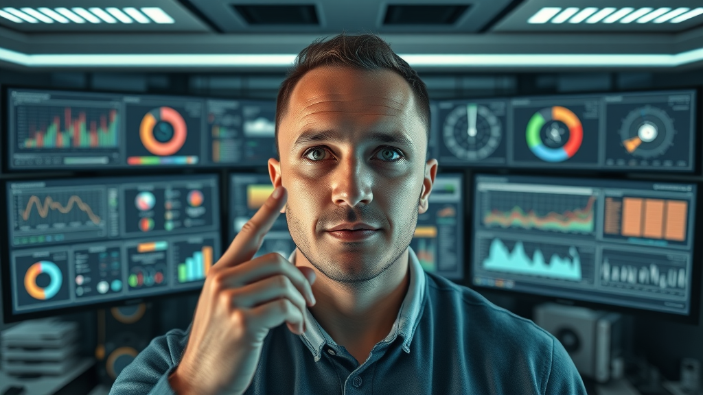 brand monitor digital toolkit with monitoring app icons and dashboards