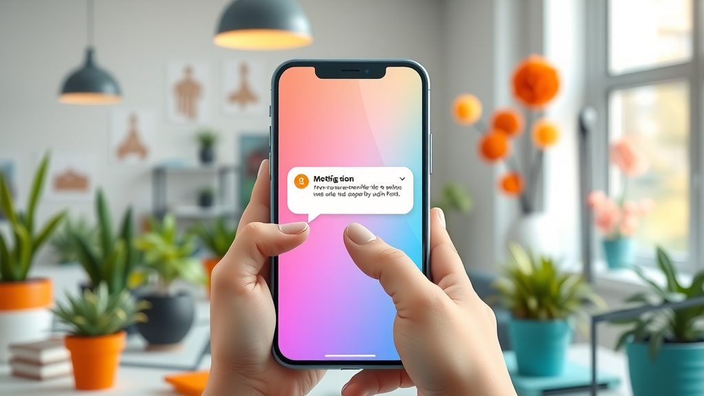 push notification icons on smartphone for cross-channel marketing, digital channel integration
