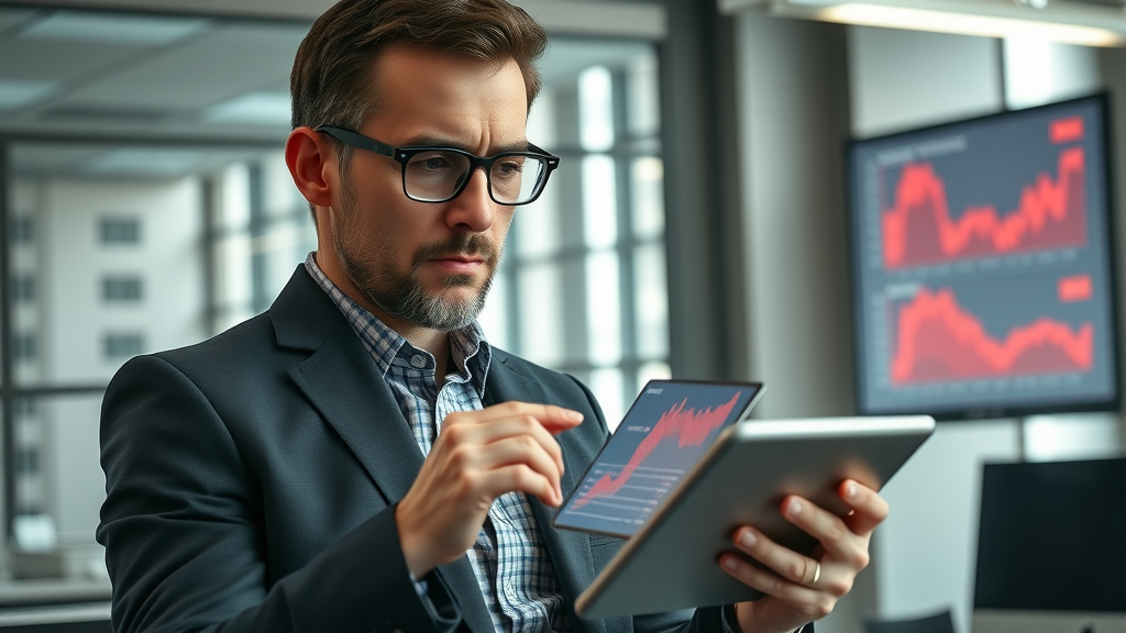 marketing analyst troubleshooting audience targeting mistakes on digital campaign charts