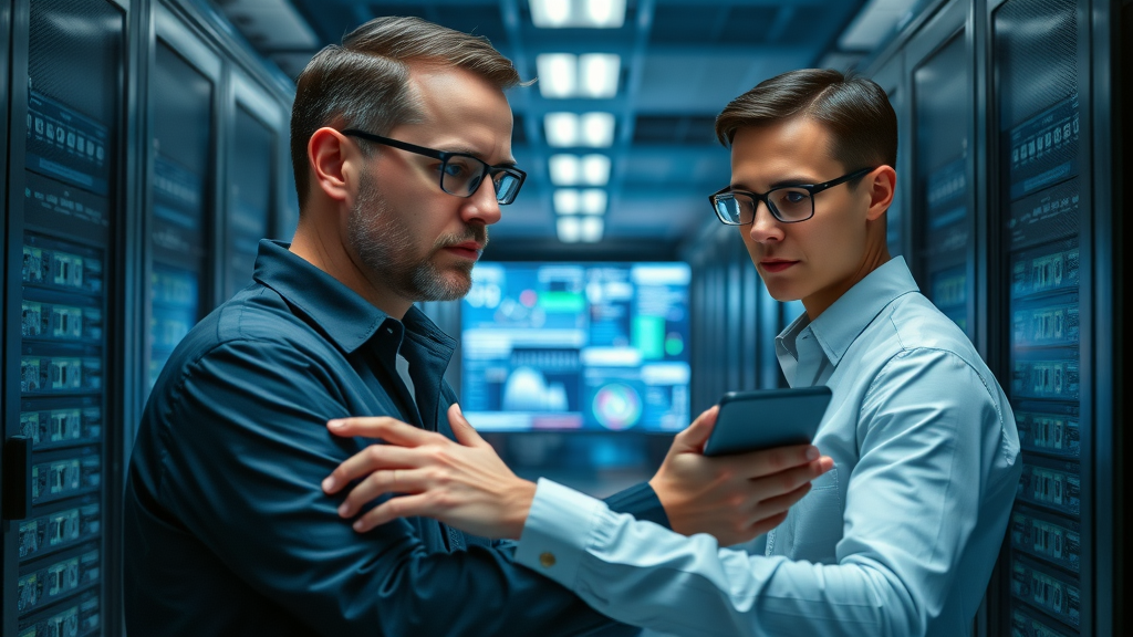 IT professionals ensuring data quality for marketing analytics and data-driven marketing