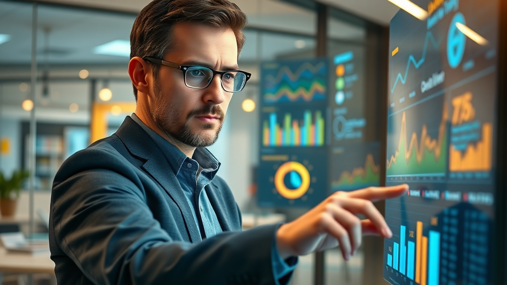 marketing analyst tracking conversion rate and customer engagement KPIs for campaign performance in channel optimization