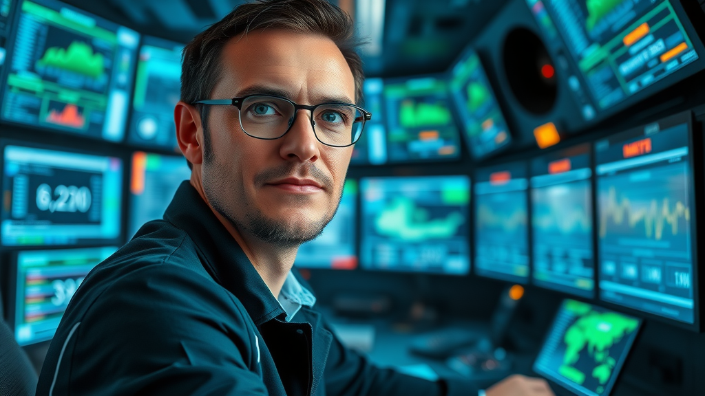 analyst using media monitoring tools and google alerts to track online reputation