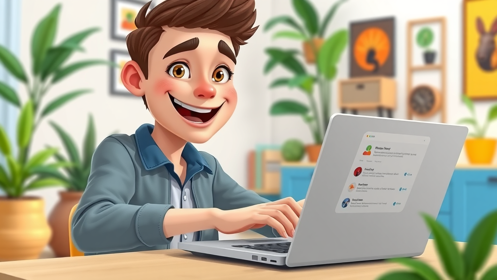 motivated young adult creating positive online content for reputation repair across social media and blogs