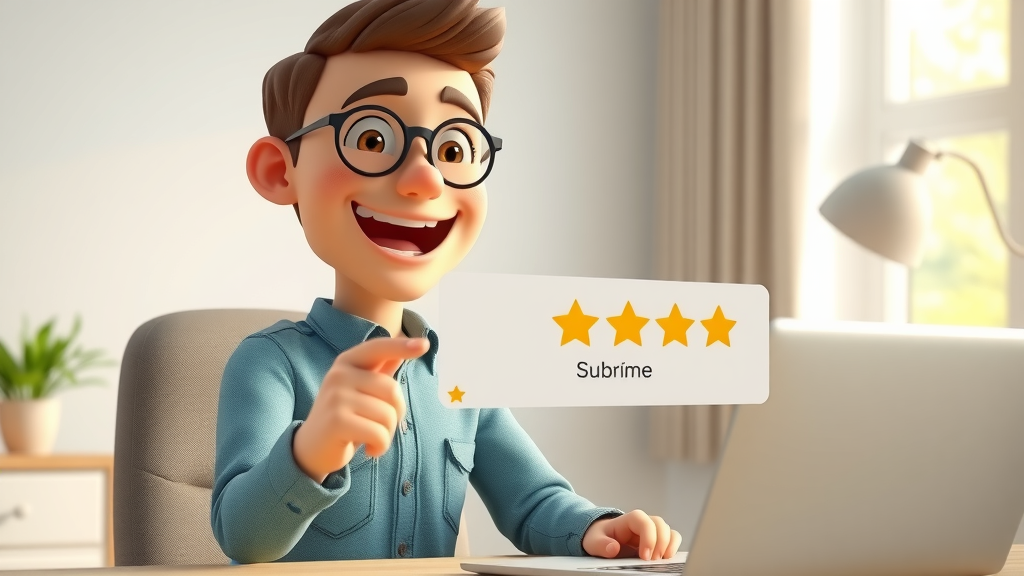 customer leaving a five-star review, positive review, digital reputation marketing