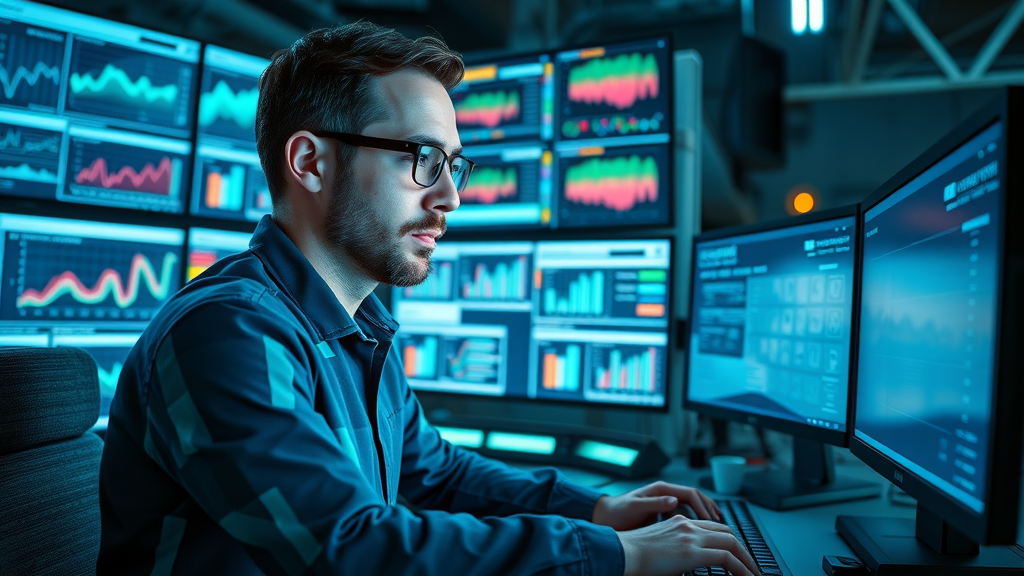 Digital marketer analyzing customer conversations using social listening tools for integrated digital marketing