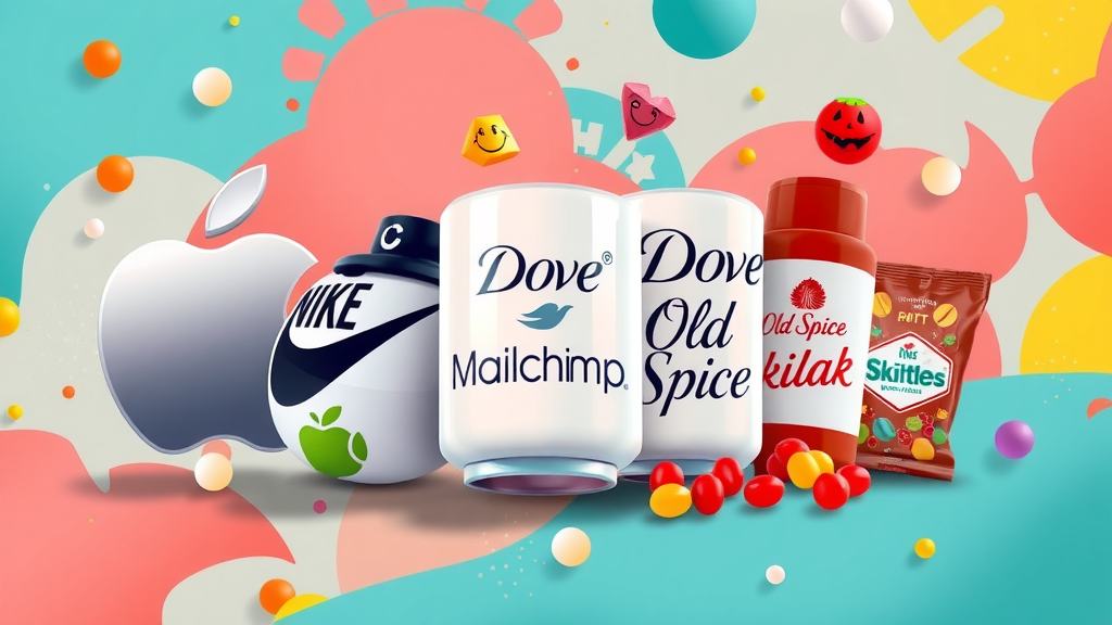 Influential brands lineup showcasing examples of strong brand voice for customer loyalty