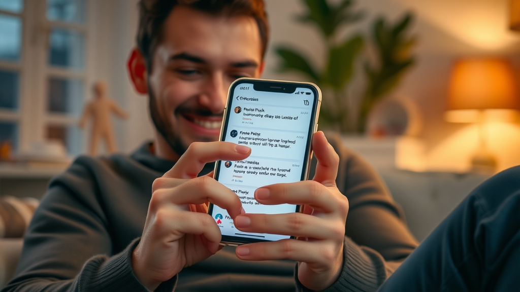 mobile device with engaging push notifications, user interacting, retargeting for mobile apps in action